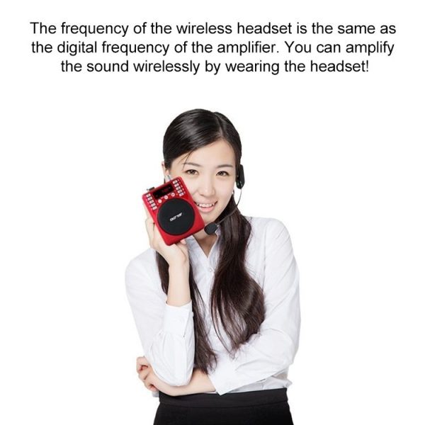 FM Microphone Wireless Headset Small Amplifier Head-Worn Microphone - Image 4