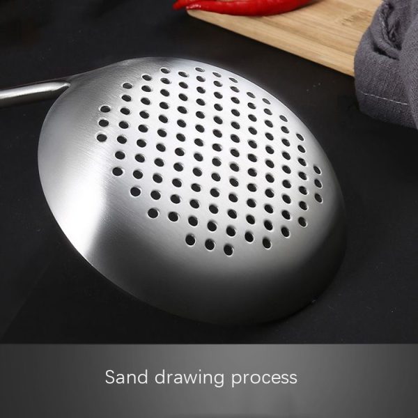 304 Stainless Steel Kitchen Equipment Thickened Hollow Handle Cooking Tool, Style: Spatula - Image 5
