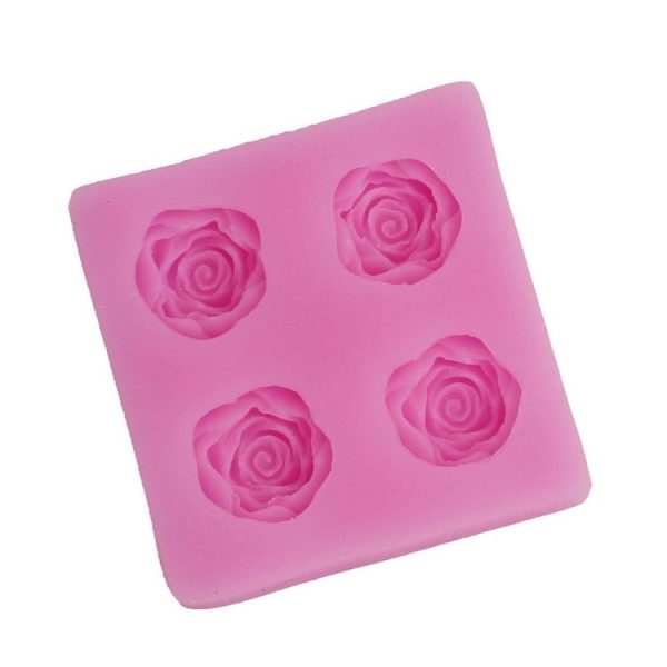 Flower Silicone Mould Handmade Soap Fondant Cake Decoration - Image 2