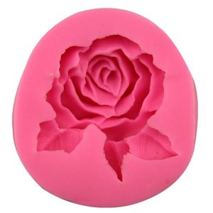 Big Rose Flower Handmade Soap Silicone Mold, Colour: Random (8.2x8x2.5cm)