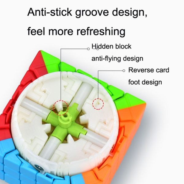 Qiyi Six Level Intelligence Smooth Puzzle Advanced Magic Cube (Colorful) - Image 3