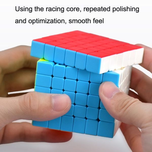 Qiyi Six Level Intelligence Smooth Puzzle Advanced Magic Cube (Colorful) - Image 5