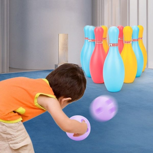 3 Sets Children Sports Recreation Plastic Bowling Toy Set, Size: 15cm - Image 6