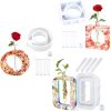 DIY Vase Epoxy Mould Simple Vase Make Tool, Specification: Rectangle - Image 3