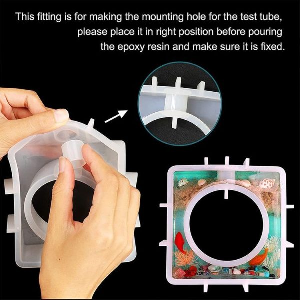 DIY Vase Epoxy Mould Simple Vase Make Tool, Specification: Rectangle - Image 5