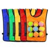 Children Dodgeball Vest For Parent-child Outdoor Games With 5 Balls, Specification: Large (Green) - Image 2
