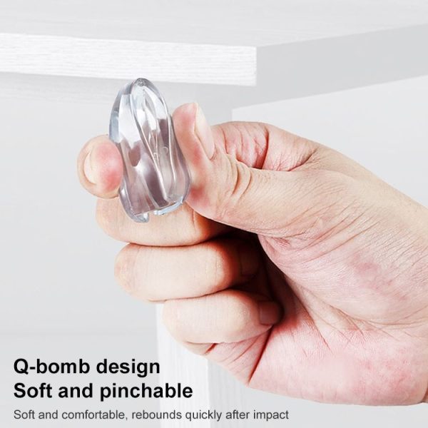10PCS Children Anti-bump Water Drop Transparent Anti-collision Corner - Image 3