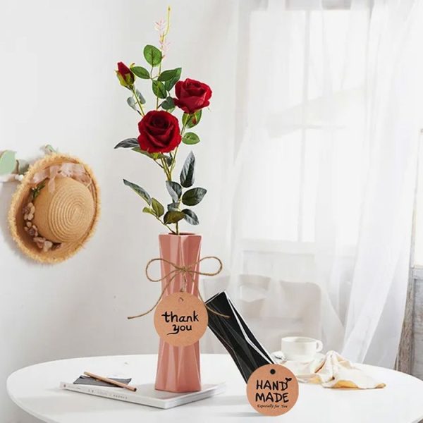 5 Bags 100PCS / Bag Kraft Paper Gift Tags Hang Tags (L-15) - Image 4