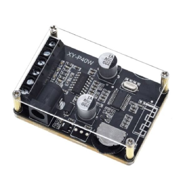 30W / 40W Stereo Bluetooth Power Amplifier Plate 12V / 24V High Power Module With Acrylic Shell