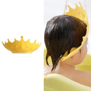 Baby Shampoo Waterproof Adjustable Ear Guards (Lemon Yellow)