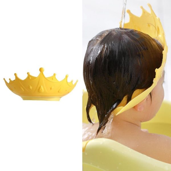 Baby Shampoo Waterproof Adjustable Ear Guards (Lemon Yellow)
