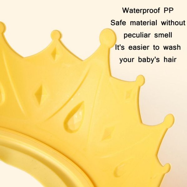 Baby Shampoo Waterproof Adjustable Ear Guards (Lemon Yellow) - Image 4