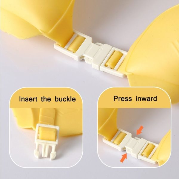 Baby Shampoo Waterproof Adjustable Ear Guards (Lemon Yellow) - Image 5