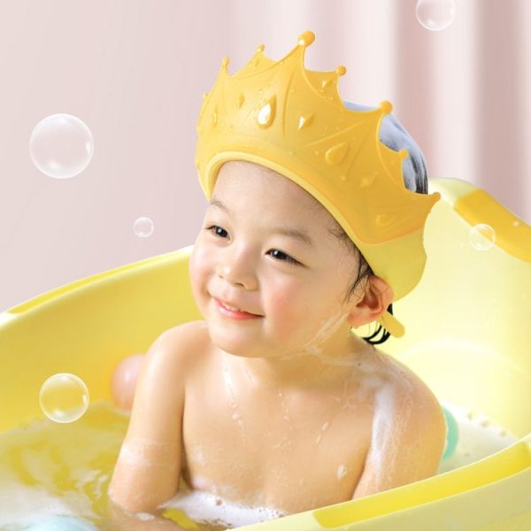 Baby Shampoo Waterproof Adjustable Ear Guards (Lemon Yellow) - Image 6