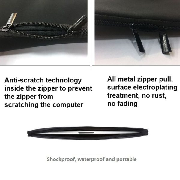 Four Corners With Elastic Band Diving Material Laptop Sleeve Computer Case, Size: 13 Inch - Image 4