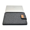 Vertical Felt Laptop Bag Tablet Sleeve Bag, Size: 15 Inch (Dark Gray)