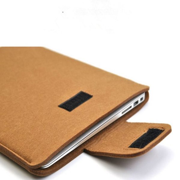 Vertical Felt Laptop Bag Tablet Sleeve Bag, Size: 15 Inch (Dark Gray) - Image 3