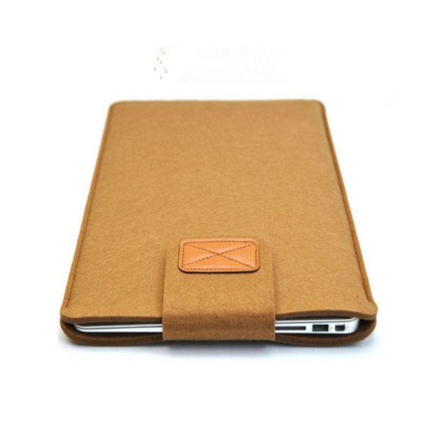Vertical Felt Laptop Bag Tablet Sleeve Bag, Size: 15 Inch (Dark Gray) - Image 5