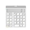 Sunreed KC9001S 29 Keys Financial Office Digital Bluetooth Keyboard With Display, Style: Single Zero Version (White)