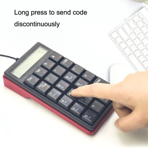 Sunread SK24 23 Keys Wired Numeric Keypad With Screen, Cable Length: 1.5m (Regular Version) - Image 4