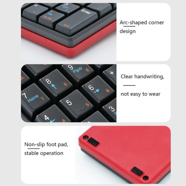 Sunread SK24 23 Keys Wired Numeric Keypad With Screen, Cable Length: 1.5m (Regular Version) - Image 6