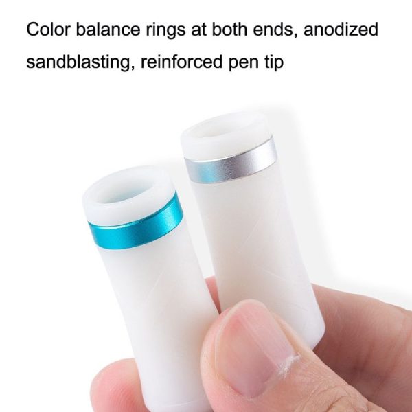 3 PCS Beginners Non-slip Wear-resistant Portable Rotating Pen (Black + Blue) - Image 4