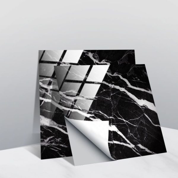20 PCS 15cm PVC Crystal Covered Film Geometric Pattern Tile Wall Sticker (TS228)