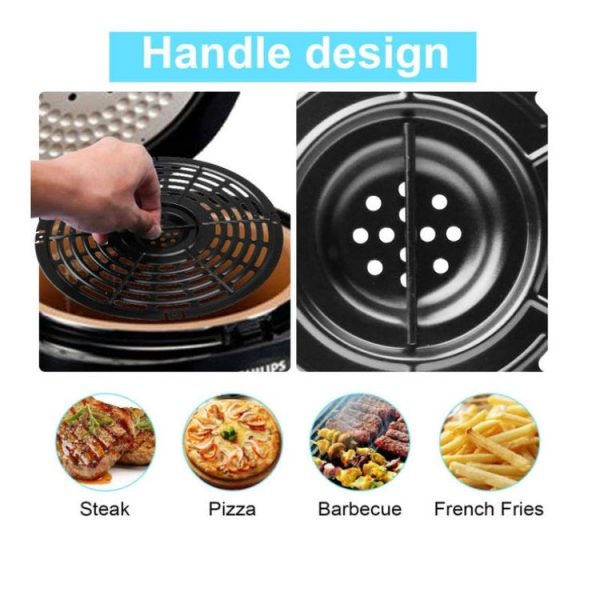 15.5cm Air Fryer Cooking Divider For Fryer Frying Board Steaming Board Grill Pan - Image 3