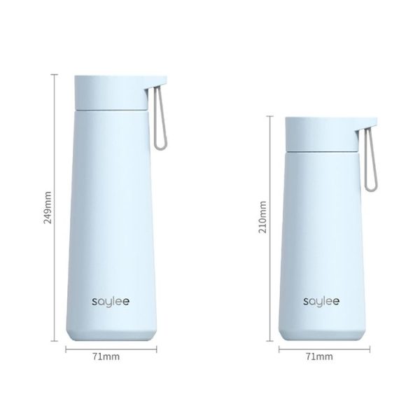 Saylee 304 Stainless Steel Portable Thermos Cup, Capacity: 420ml (Blue) - Image 3