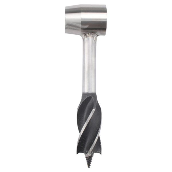 Woodworking Hand Drill Outdoor Survival Drill Hand Screw Drill With PU Leather Case (Gray) - Image 2