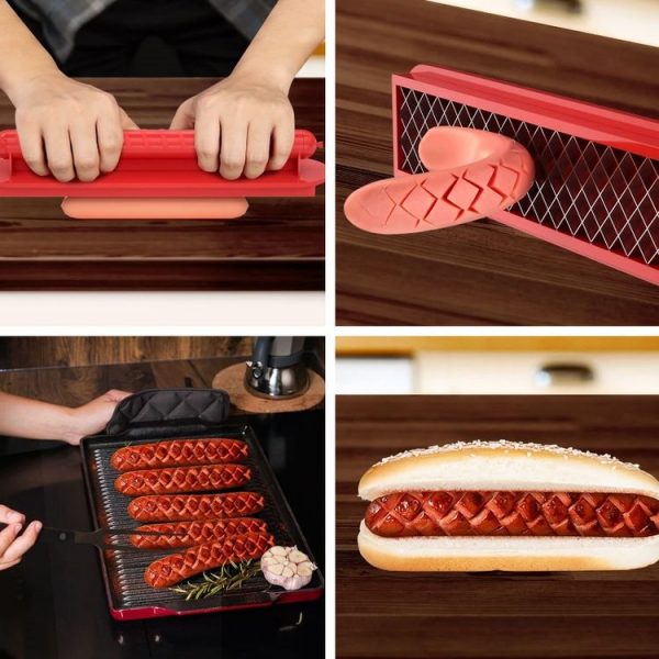 Hot Dog Ham & Egg Cutter Barbecue Cut Texture Tool - Image 6
