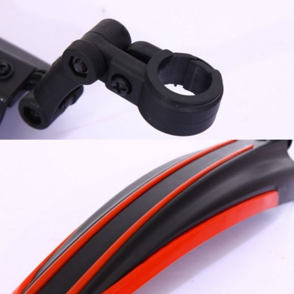 1 Set Dual Color Bicycle Mudguard Mountain Bike Fenders Set (Black Yellow) - Image 5