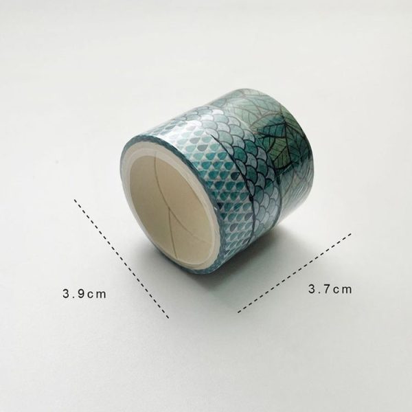 3 Sets / 9 Rolls 4585 3m Paper Bronzing Hand Account Tape Set (Blues) - Image 4