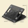 Foldable Laptop Desktop Heightening Cooling Bracket (Pink) - Image 3