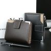 Baellerry Casual Multifunctional Wallet Zipper Buckle Tri-fold Coin Purse For Men (Blue) - Image 6