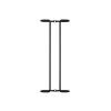 Simple Single-Row Red Wine Cup Inverted Rack (Dumb Black)