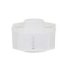 Simple Modern Large Capacity Office Desktop Storage Pen Holder, Colour: Frosted Transparent Rotary