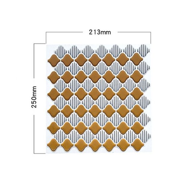 Home 3D Stereo Waterproof Crystal Epoxy Wall Sticker (YJC0056Y) - Image 3