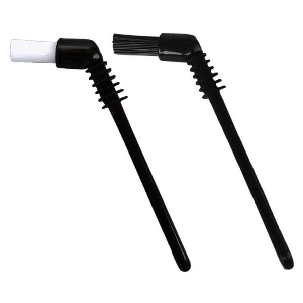 KFS-10 Short Handle Coffee Machine Cleaning Brush (White Hair) - Image 2