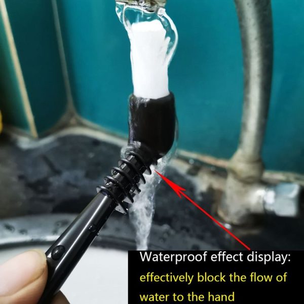 KFS-10 Short Handle Coffee Machine Cleaning Brush (White Hair) - Image 6