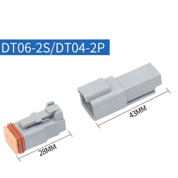 4 PCS DT04-2P / DT06-2S With Copper Car Waterproof Connector Conductive Connection Terminal - Image 2