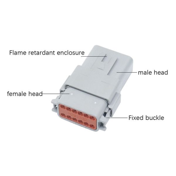 4 PCS DT04-2P / DT06-2S With Copper Car Waterproof Connector Conductive Connection Terminal - Image 5