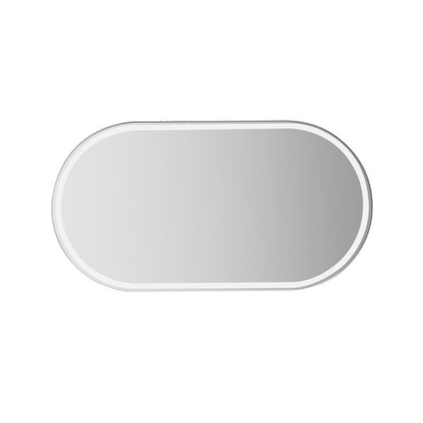 Sun Visor High-Definition Mirror Stainless Steel Makeup Mirror Oval Small - Image 3