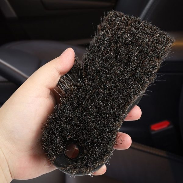Car Horsehair Interior Leather Brush - Image 2