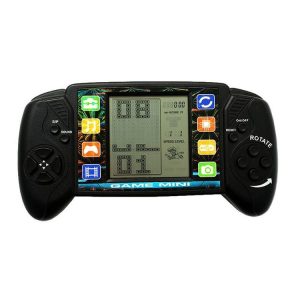 Large Screen Children Handheld Game Console Electronic Toys (Black)
