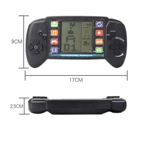 Large Screen Children Handheld Game Console Electronic Toys (Black) - Image 3