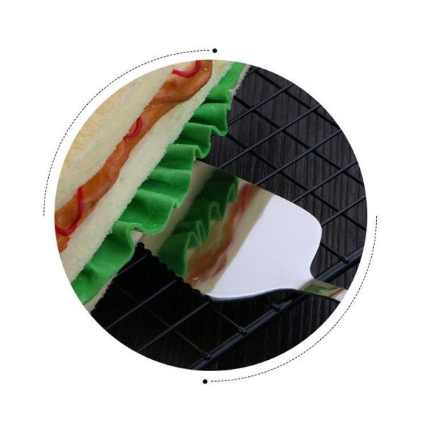 Stainless Steel Triangular Toothed Cake Pizza Shovel - Image 5