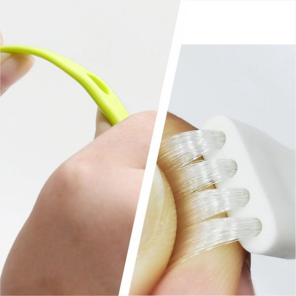 50 PCS Crevice Cleaning Brush Garlic Masher Brush Coffee Machine Brush (Random Color Delivery) - Image 5