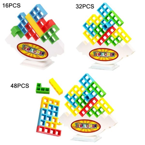 32 PCS Balance Swing Stack High Building Blocks Parent-Child Board Game - Image 2