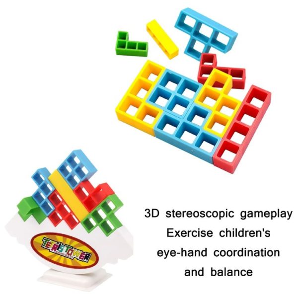 32 PCS Balance Swing Stack High Building Blocks Parent-Child Board Game - Image 4